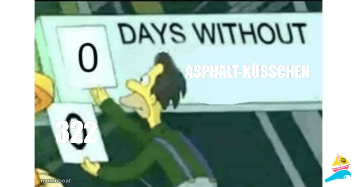 Asphalt-Küsschen