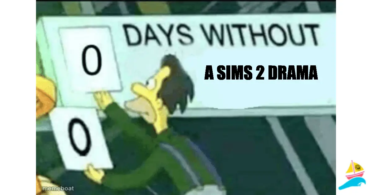 a sims 2 drama