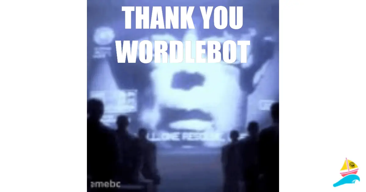 Thank you Wordlebot