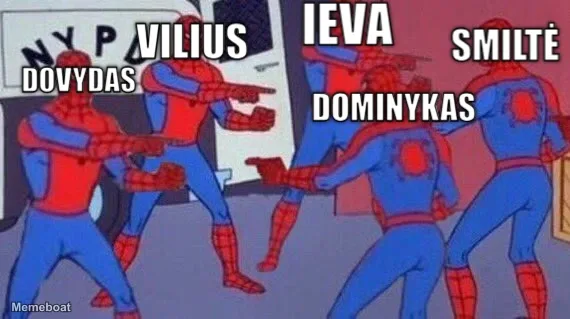 5 Spidermans meme created by the community