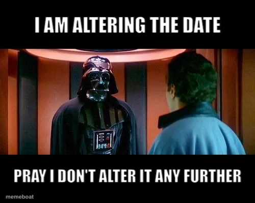 I am Altering The date