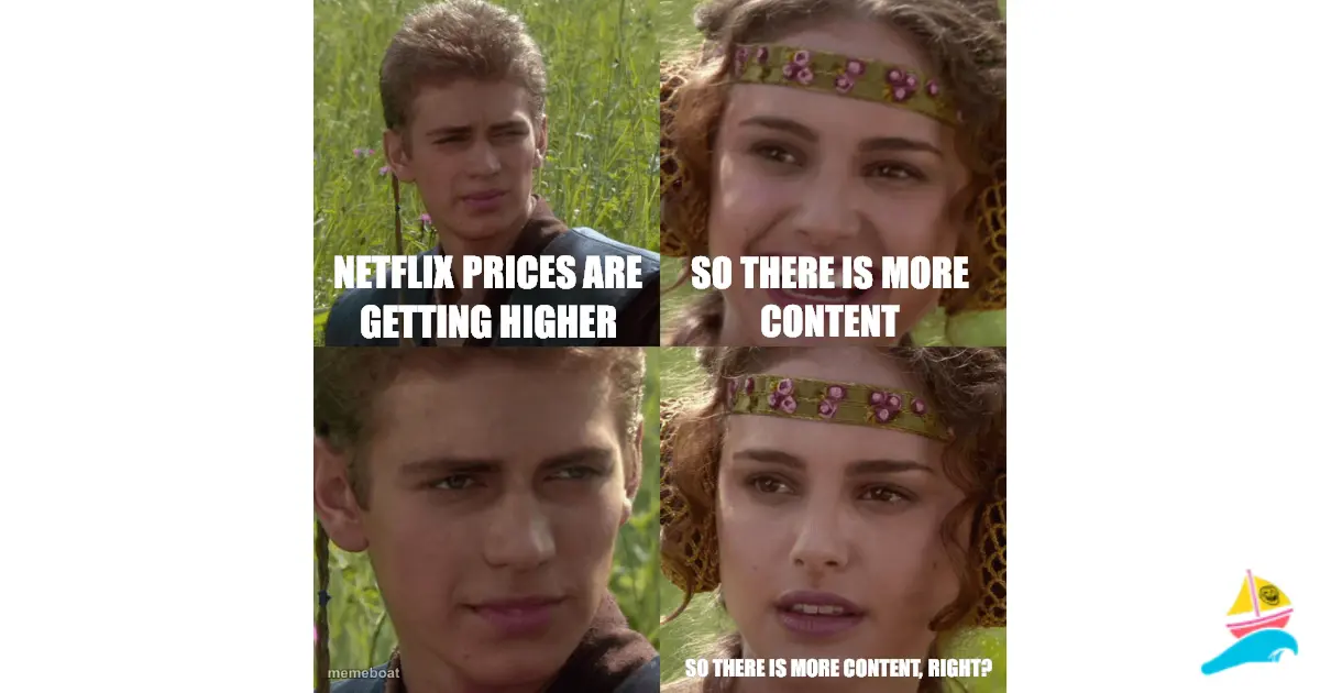 NETFLIX PRICES ARE GETTING HIGHER