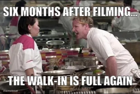 SIX MONTHS AFTER FILMING...