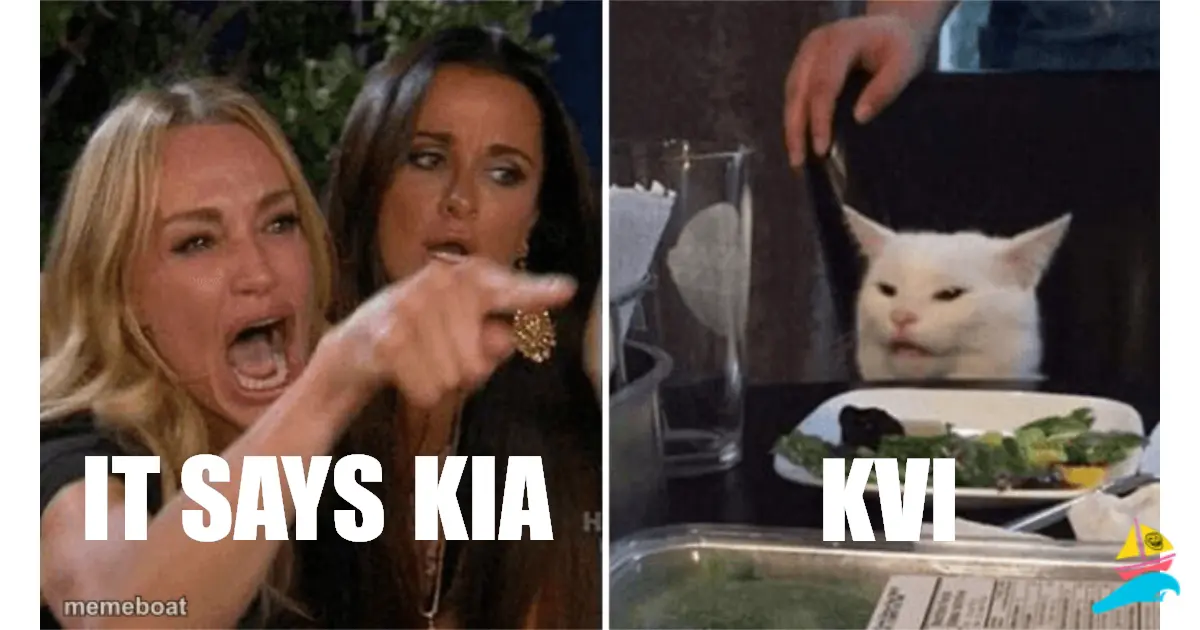it says kia