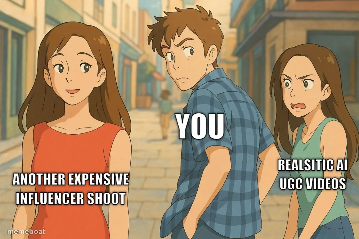 Anime Distracted Boyfriend meme created by the community