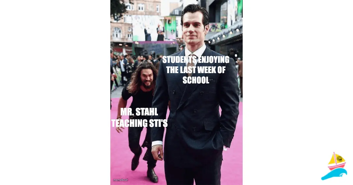 Students enjoying the last week of school