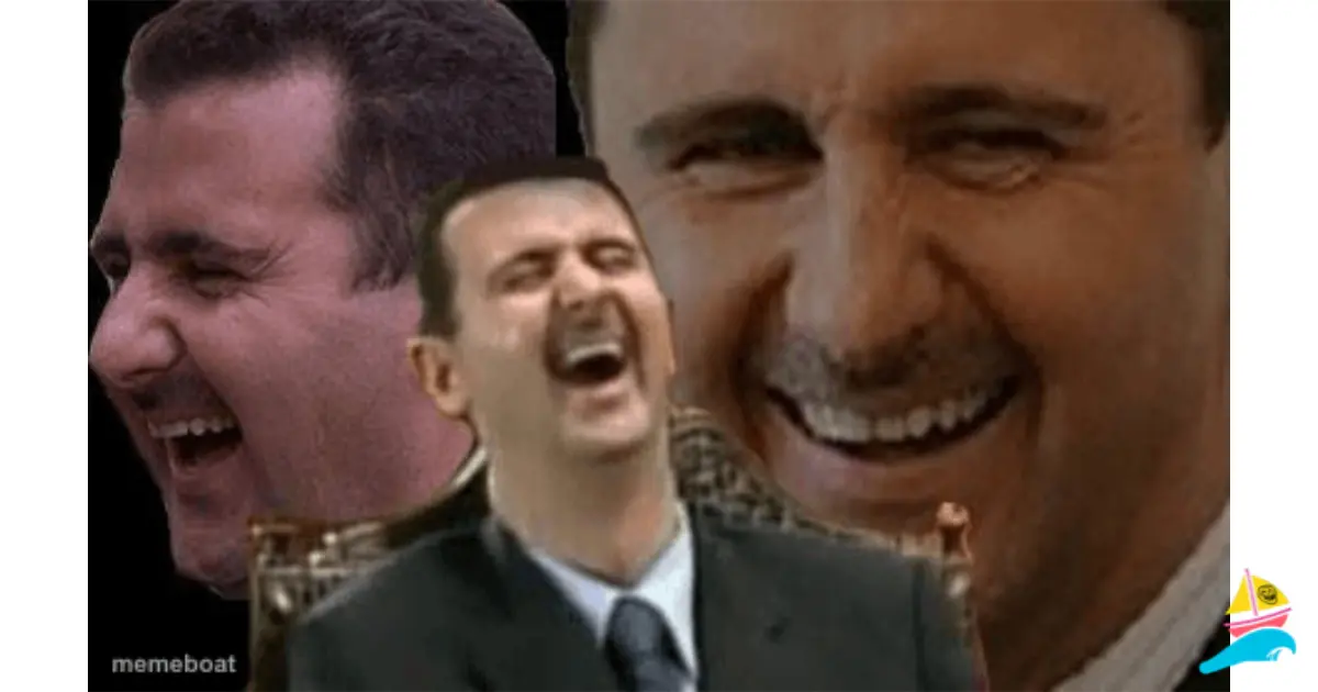 Assad laugh meme