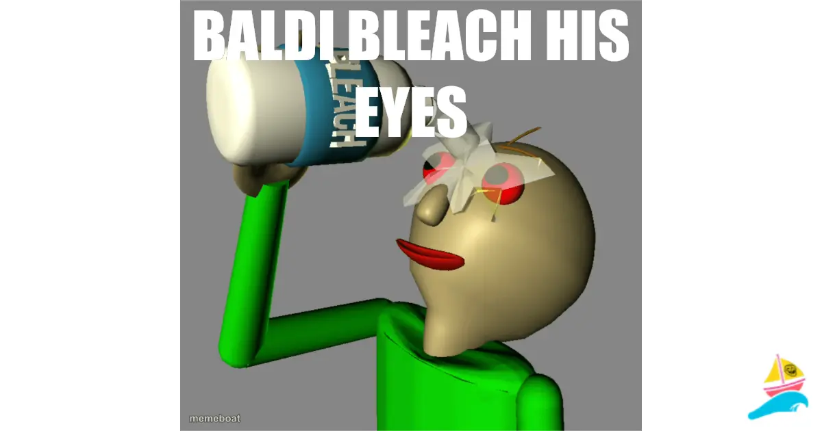 baldi bleach his eyes