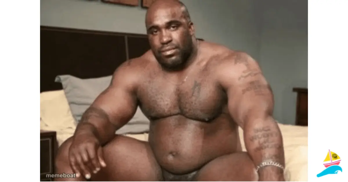 Big black guy big dick meme