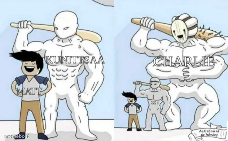 Bigger monster meme created by the community
