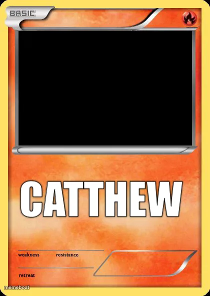 Blank Pokemon Card meme created by the community