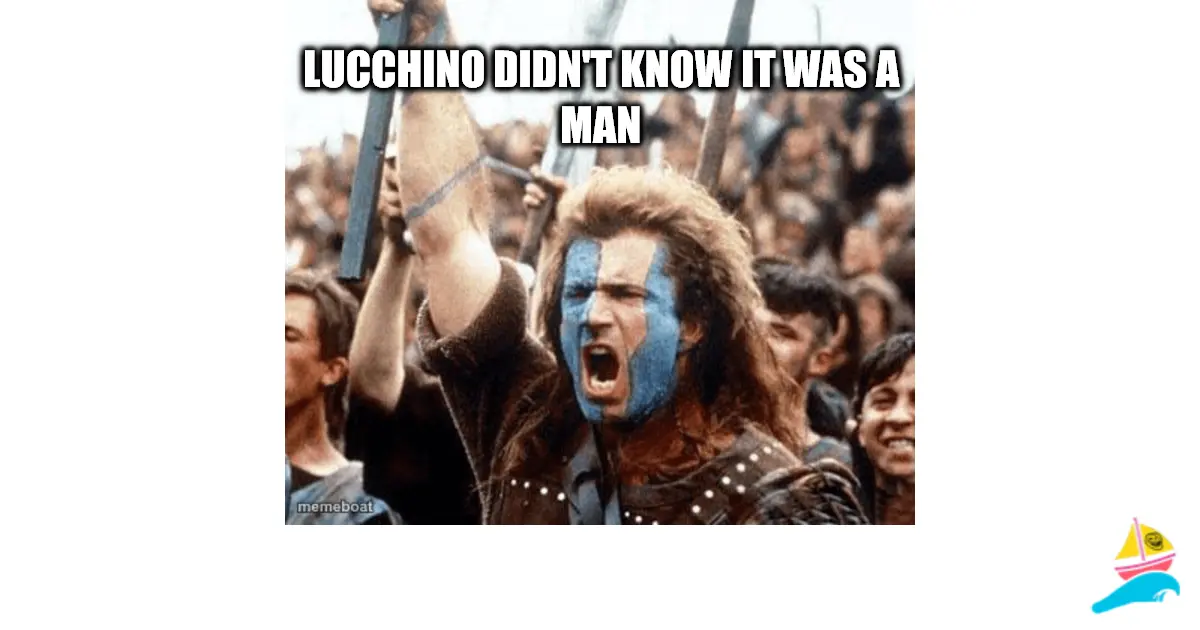 Lucchino didn't know it was a man