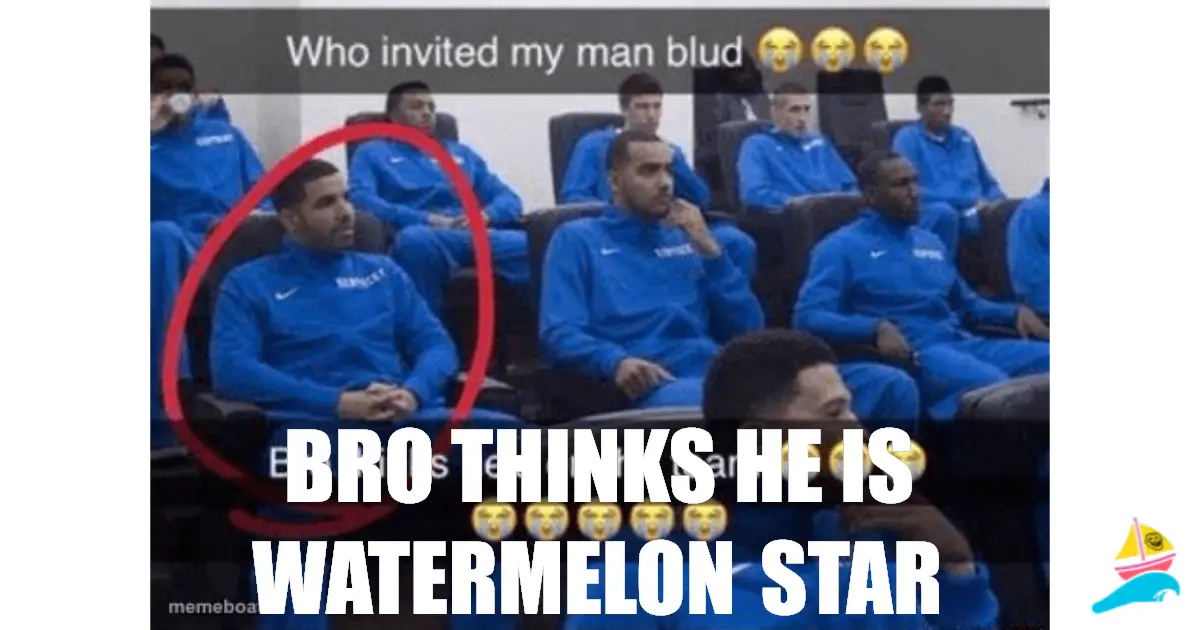 Bro thinks He is watermelon star