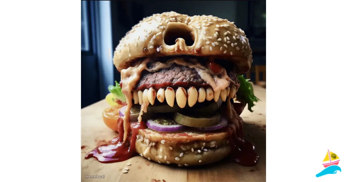 Burger meme