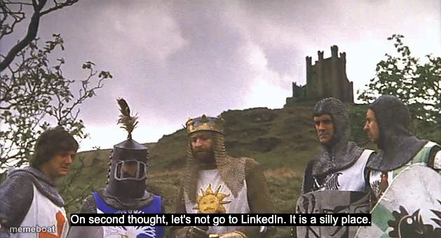 Camelot Silly Place meme created by the community