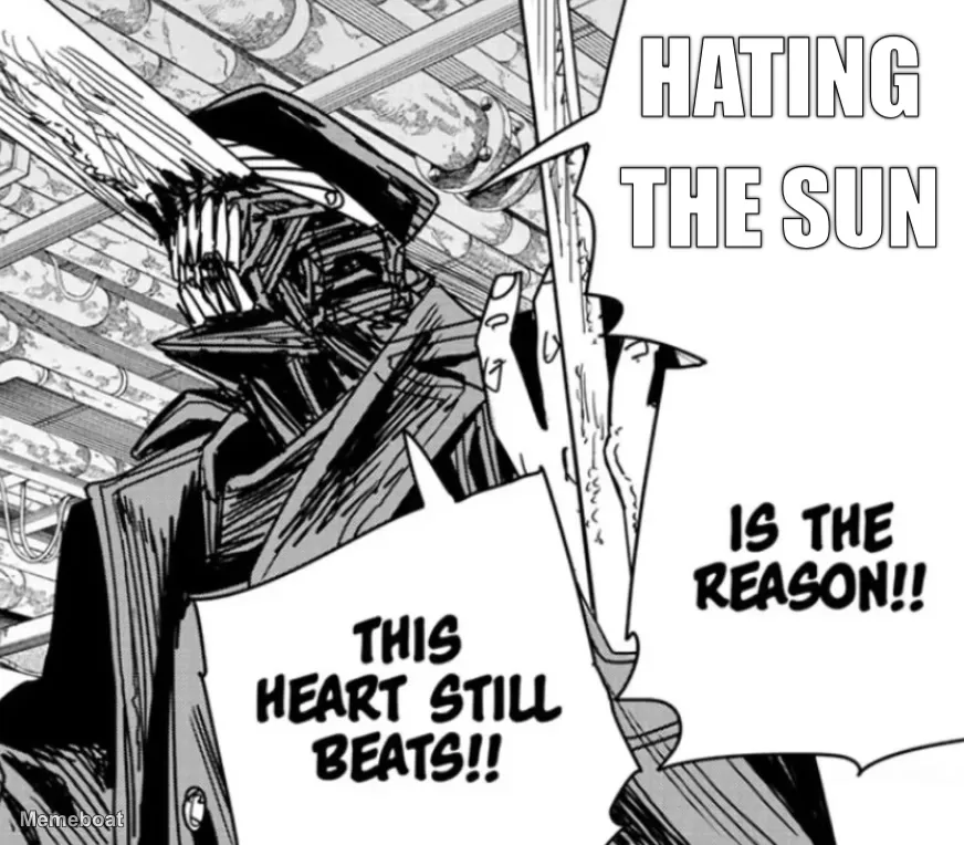 Chainsaw Man Heart Still Beats meme created by the community