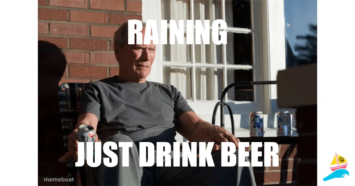 Raining