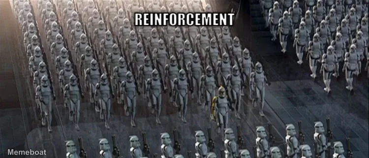 Clone Army March meme created by the community