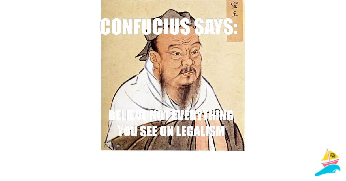 CONFUCIUS SAYS: