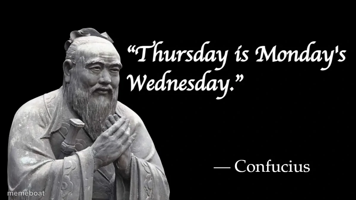 Confucius Says meme created by the community