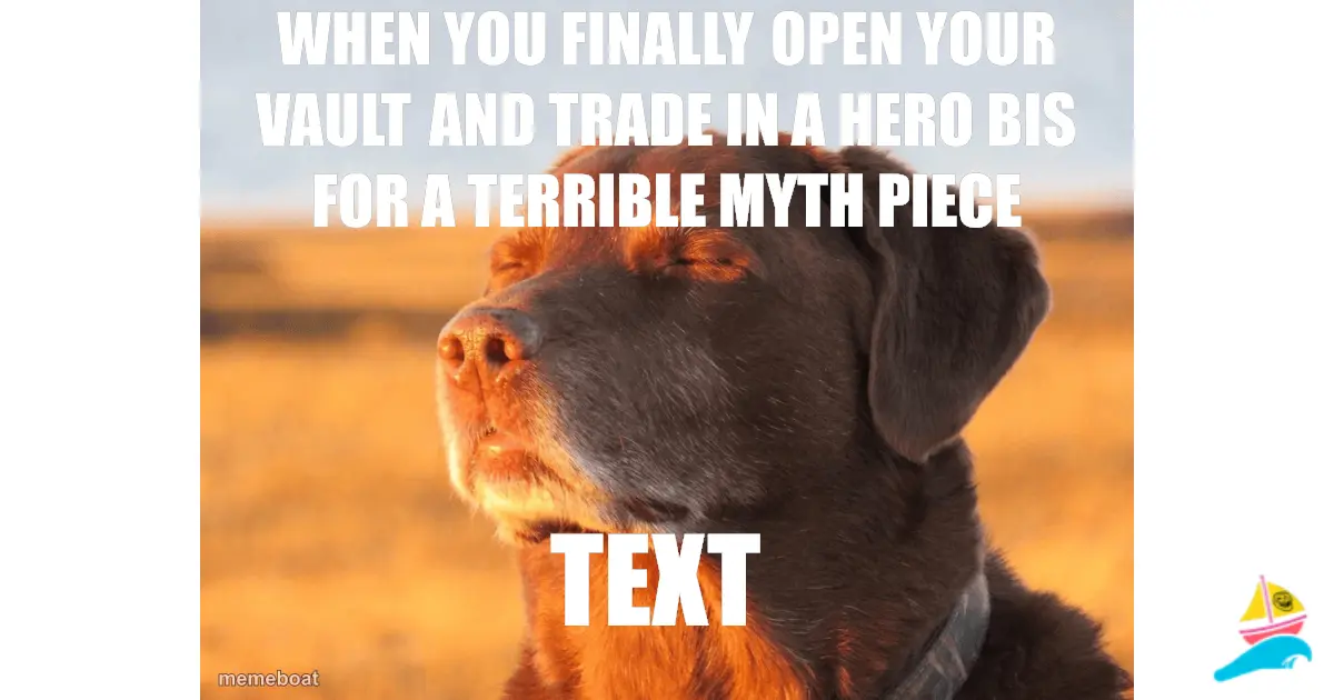 wHEN YOU FINALLY OPEN YOUR VAULT AND TRADE IN A HERO bis FO…