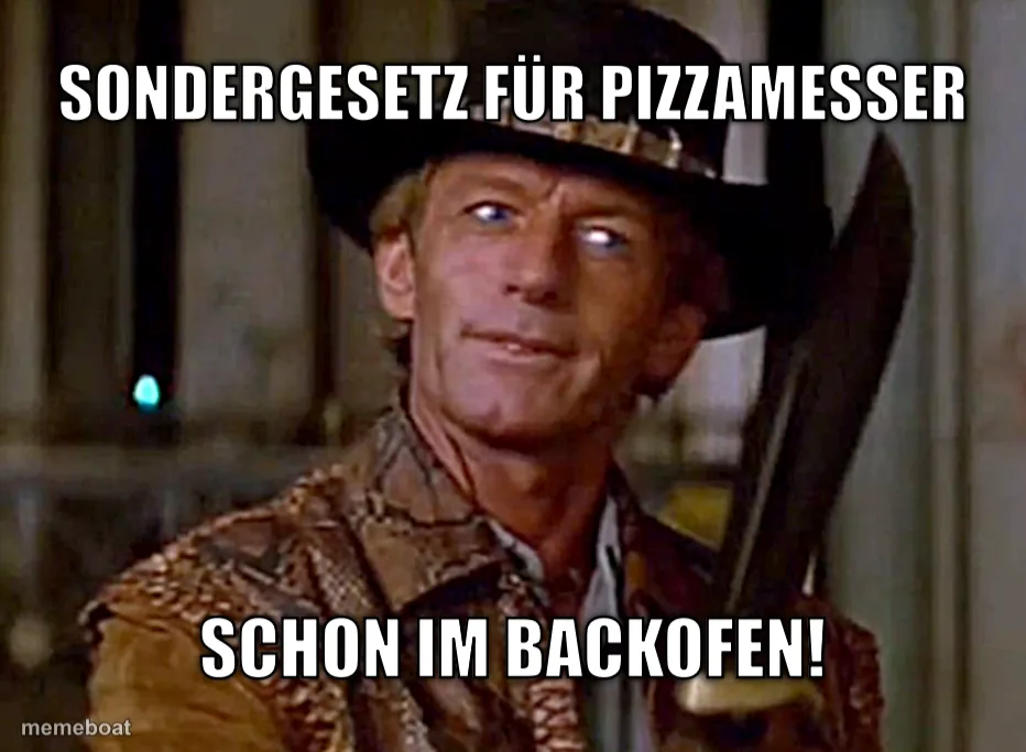 Crocodile Dundee Knife meme created by the community