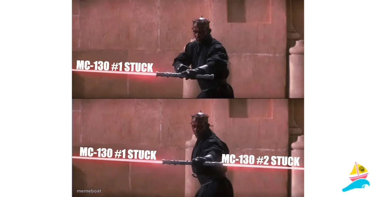 MC-130 #1 Stuck