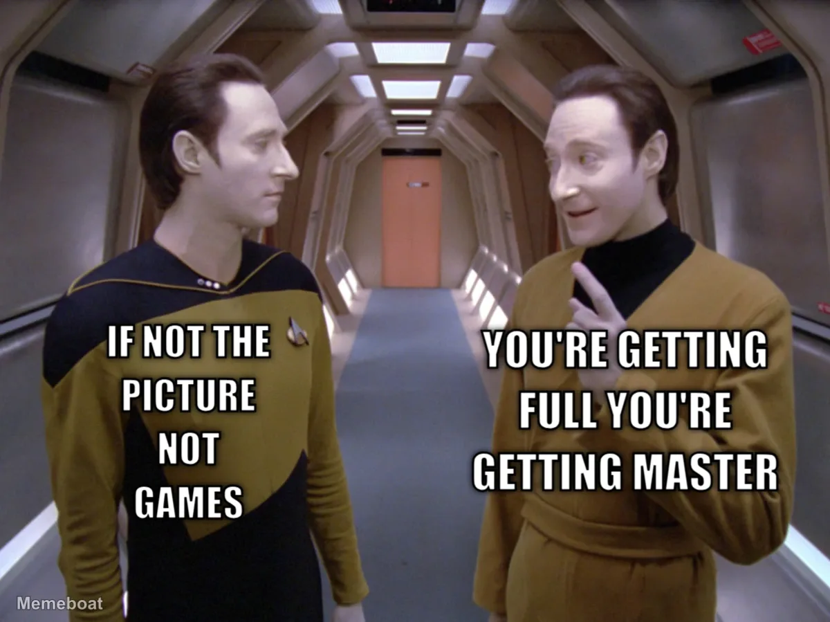 data lore meme created by the community