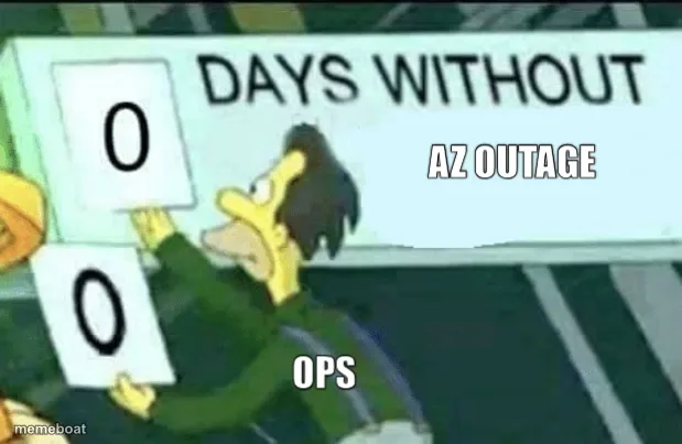 Days Without Incident meme created by the community