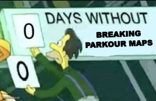 Days Without Incident meme created by the community