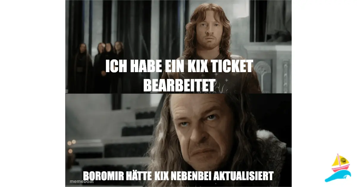 Ich habe ein KIX Ticket bearbeitet