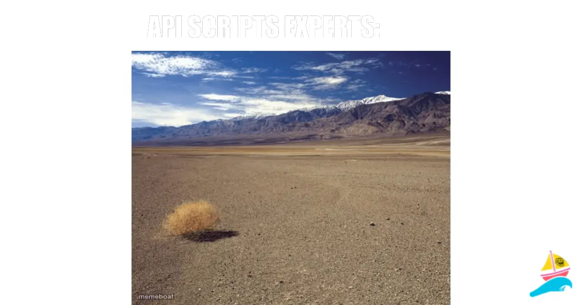 API SCRIPTS EXPERTS: