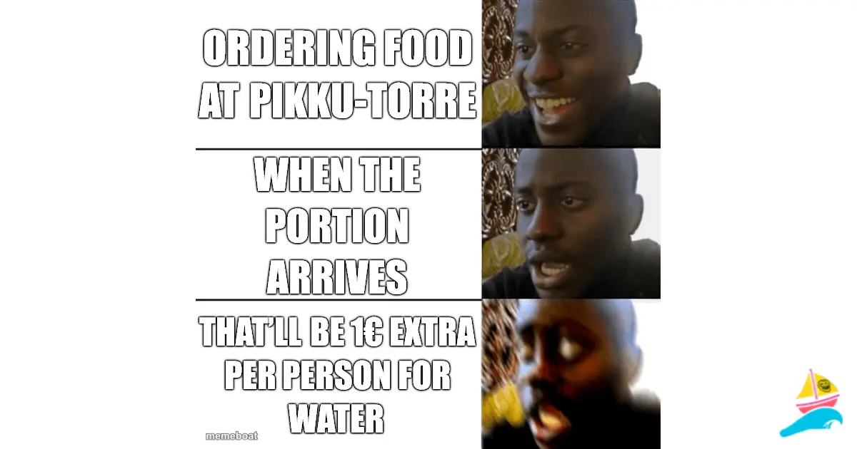 Ordering food at Pikku-Torre