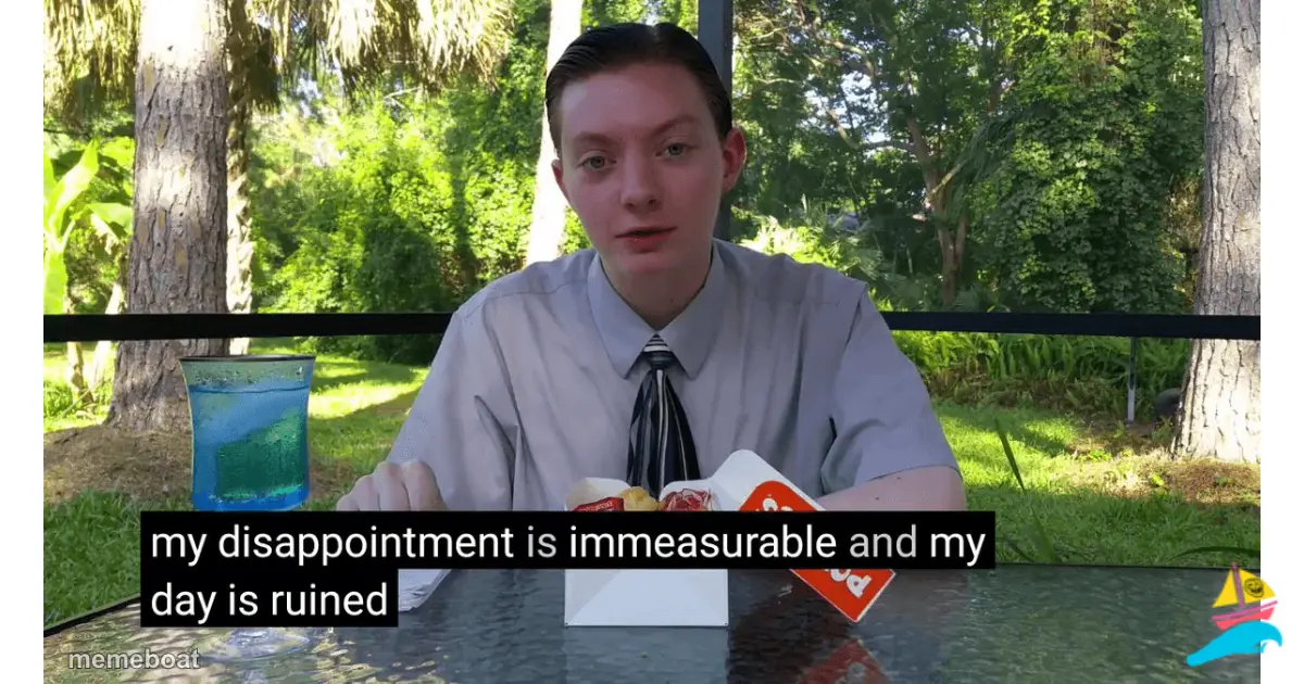 My Disappointment Is Immeasurable meme