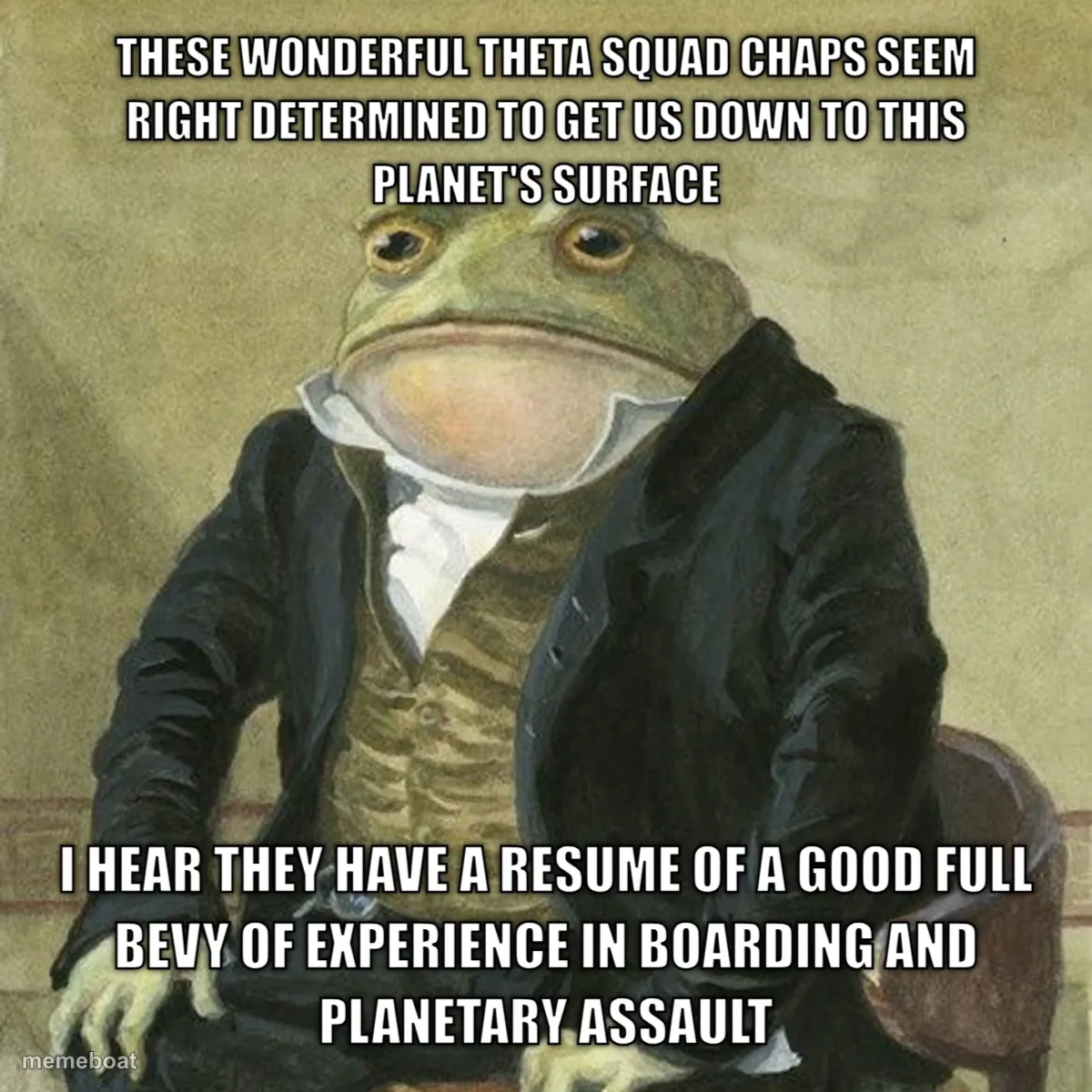 Distinguished Toad meme created by the community