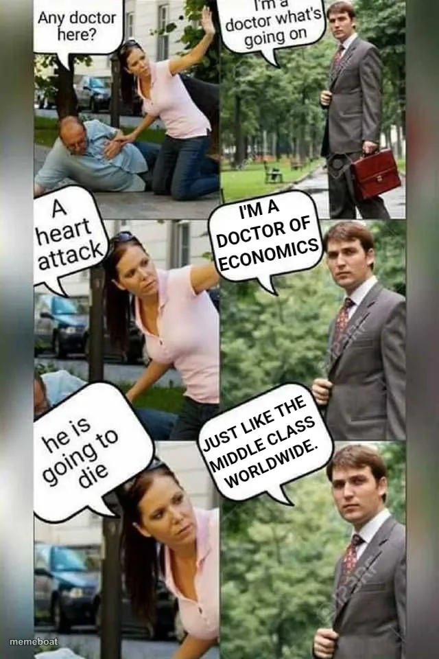 Just like the middle class worldwide.