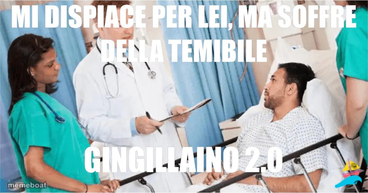Mi dispiace per lei, ma soffre della temibile