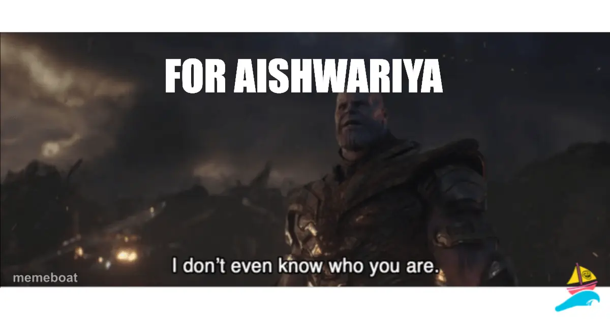 For Aishwariya