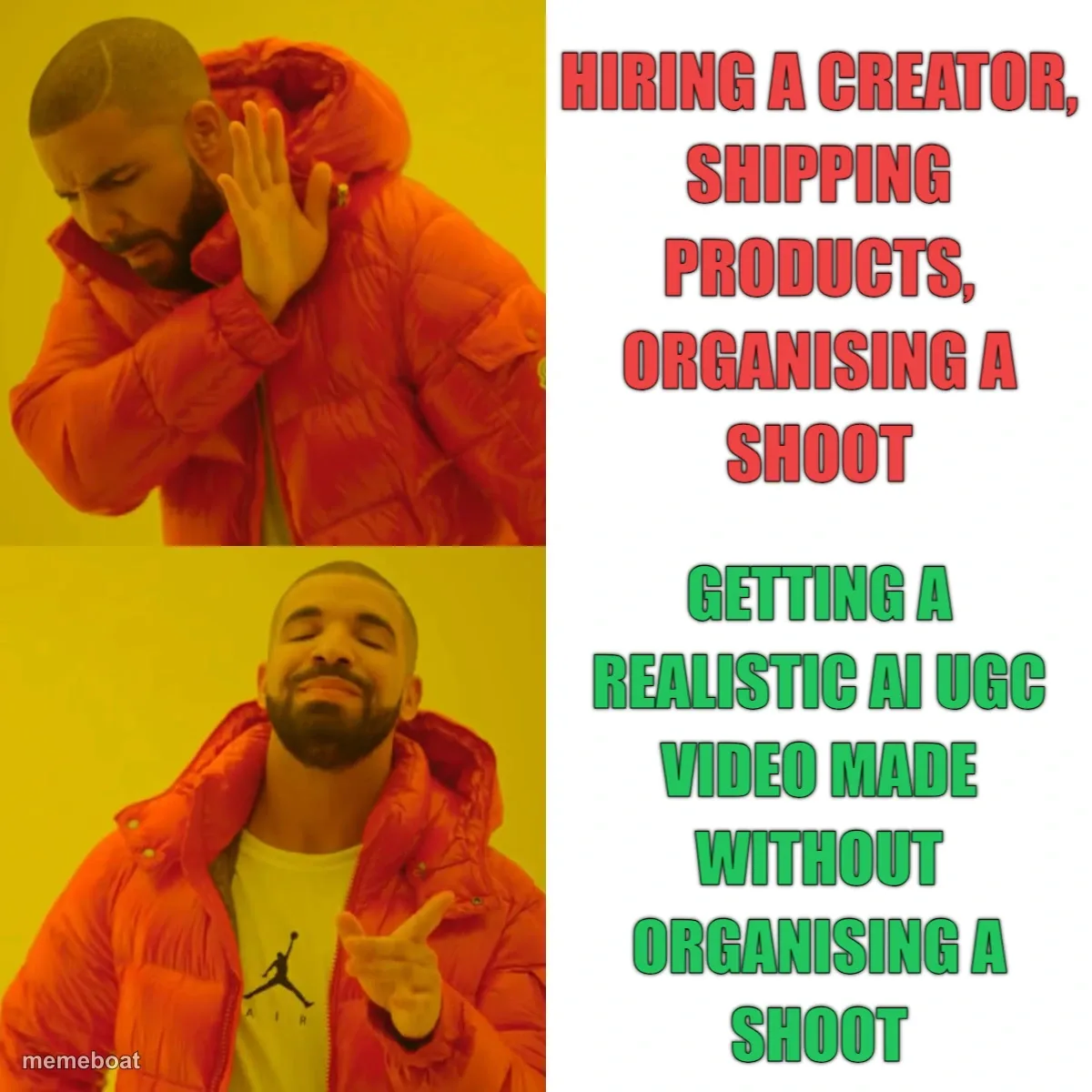 Drake Hotline Bling meme created by the community