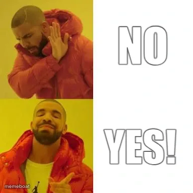 Drake Hotline Bling meme created by the community