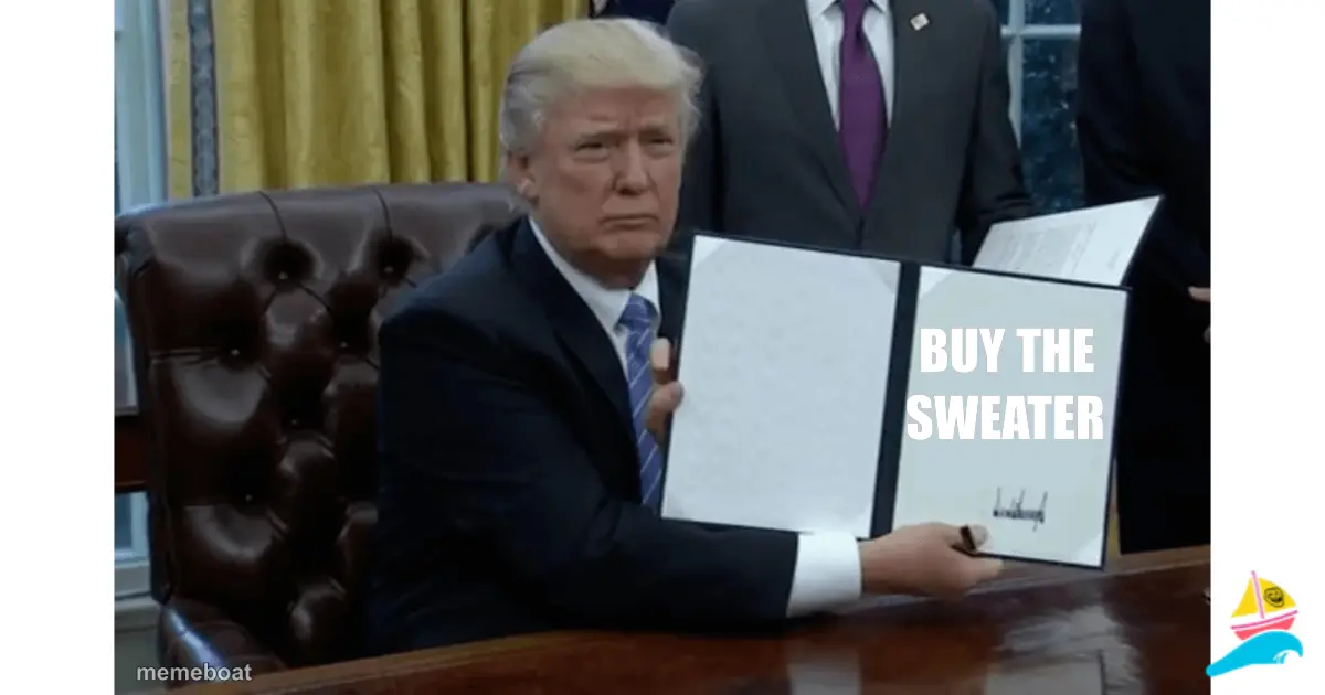 Buy the sweater