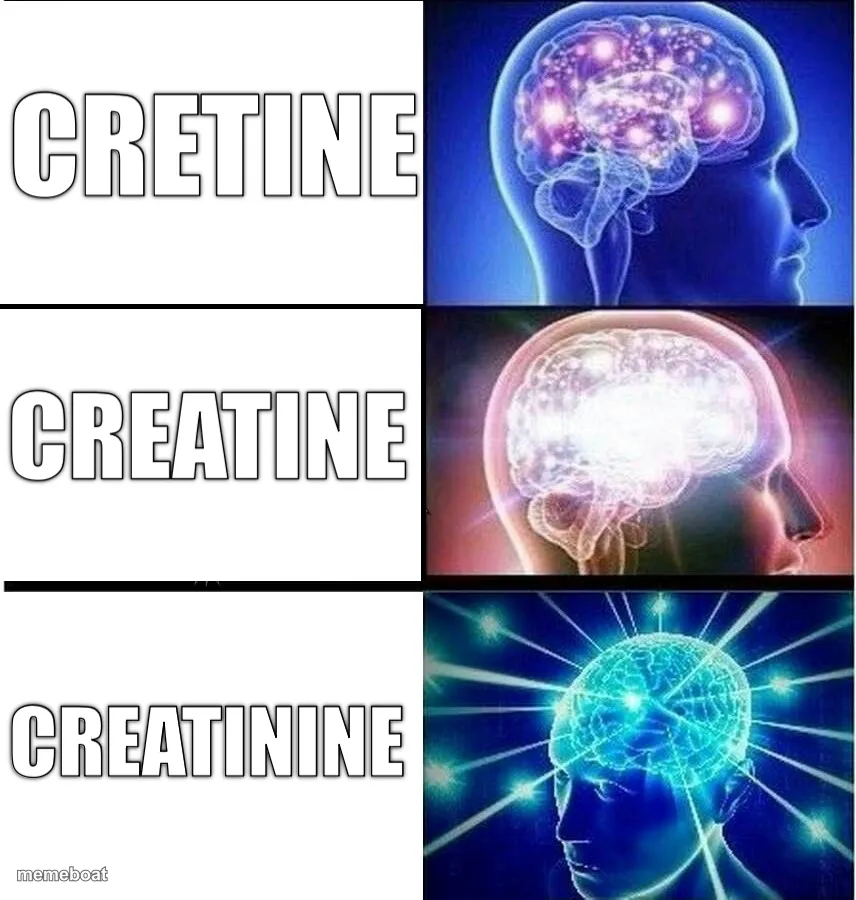 Expanding brain 3 panels meme created by the community
