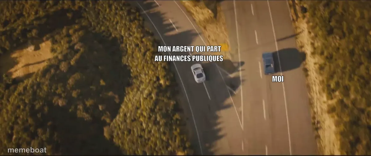 Mon argent qui part au finances publiques