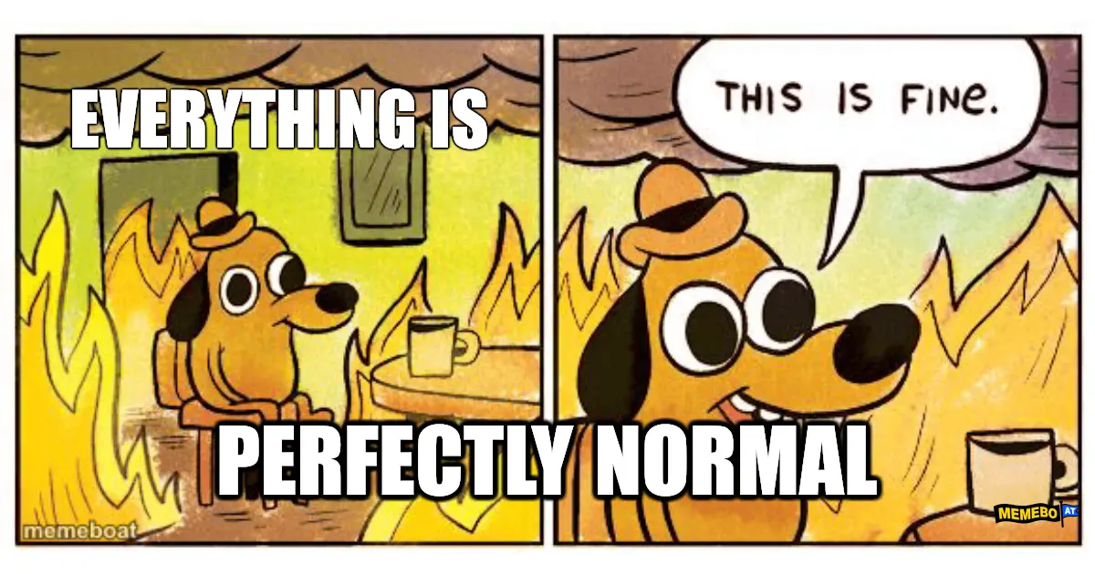 This Is Fine meme created by the community
