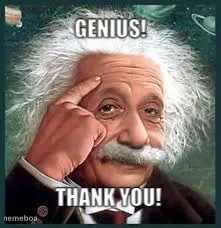 Genius meme created by the community