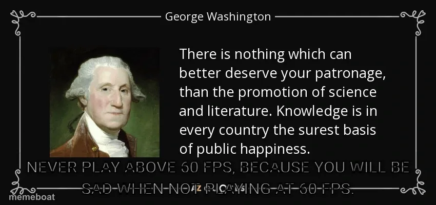 George Washington Quote meme created by the community