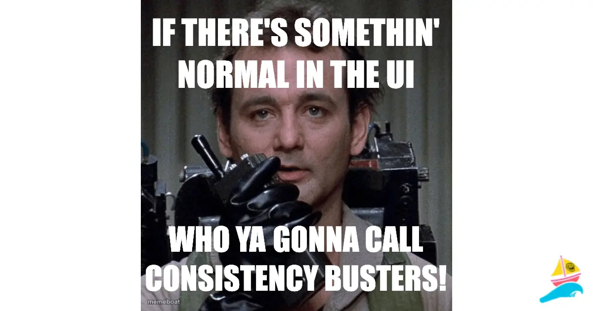 If there's somethin' normal in the UI