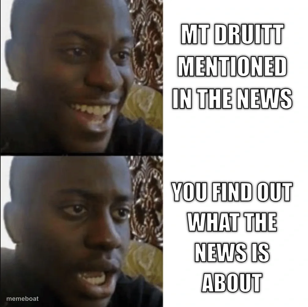 Good and bad news meme created by the community
