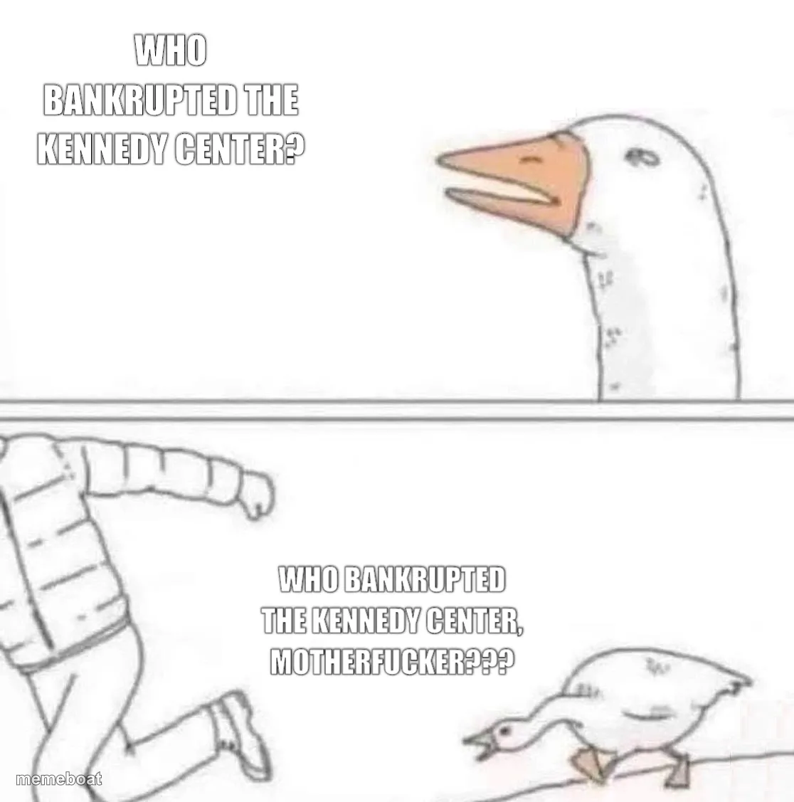 Goose Chase meme created by the community