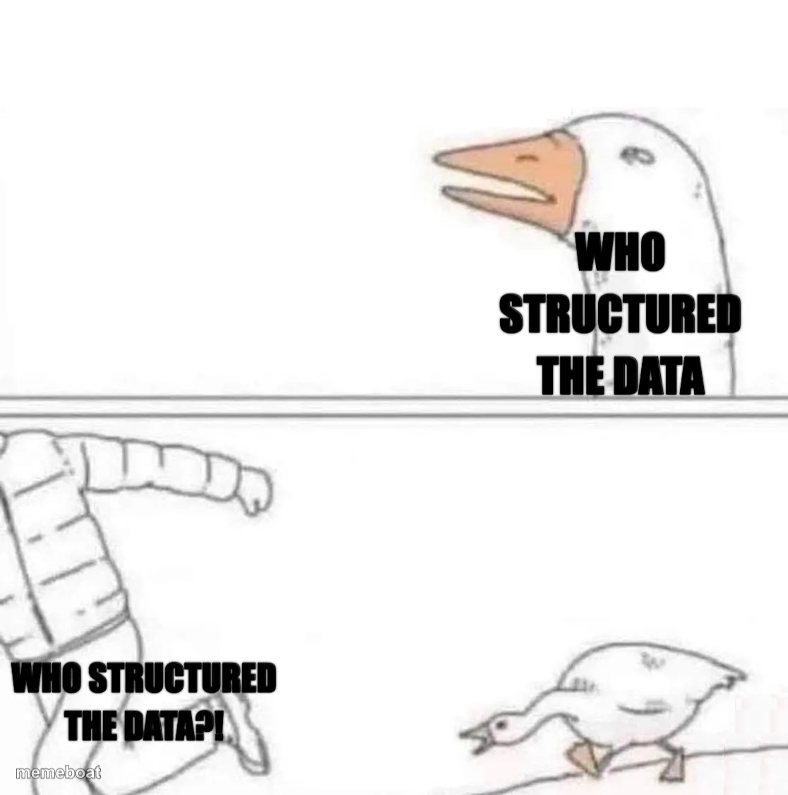 Goose Chase meme created by the community